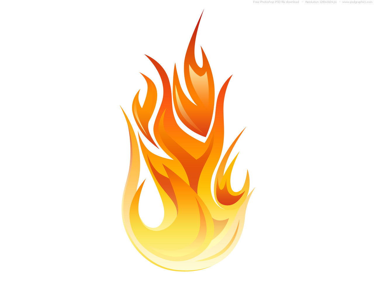 Fire Flames Clip Art Symbol