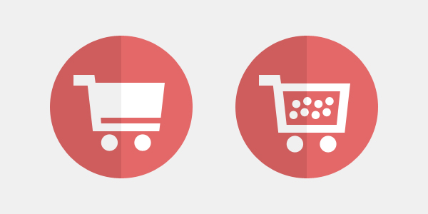 Flat Shopping Cart Icons Free