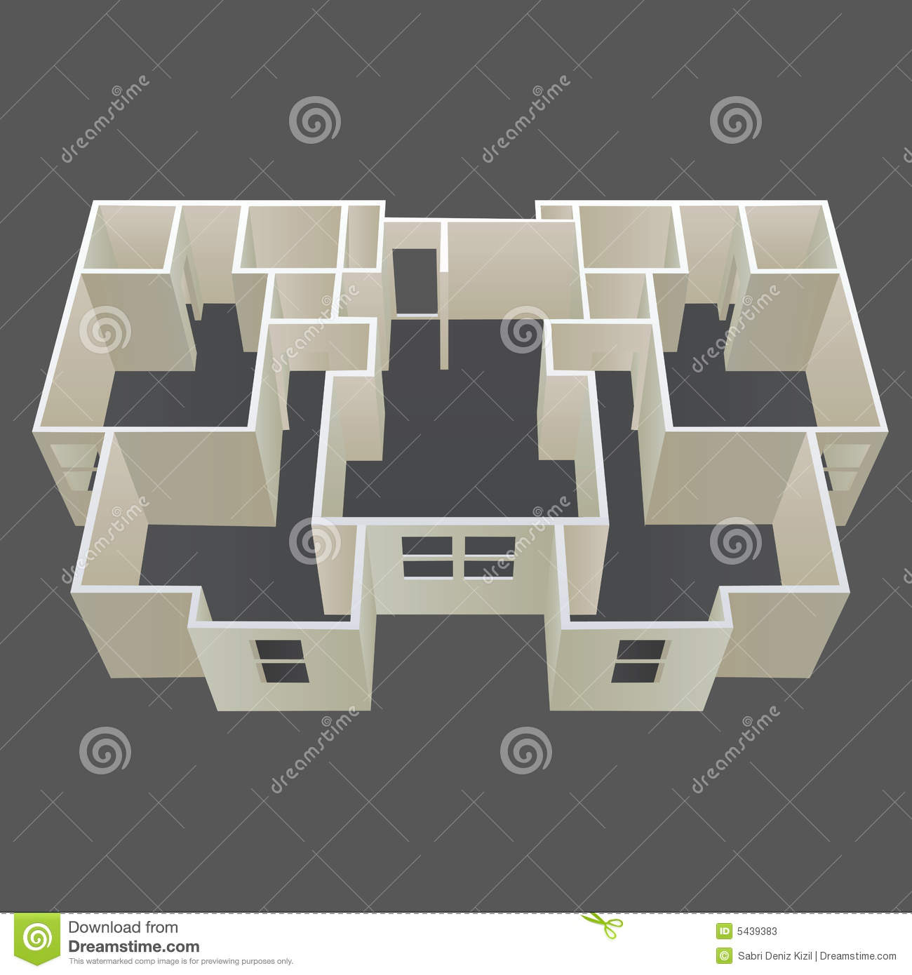 Floor Plan For Small 1 200 Sf House With 3 Bedrooms And 2