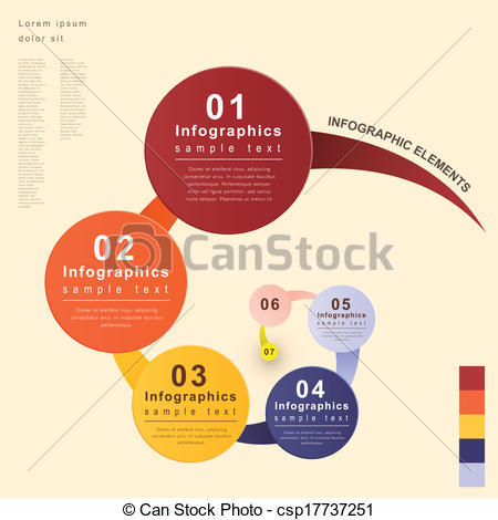 Flow Chart Infographic Vector Image