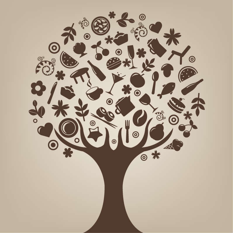 Free Abstract Vector Tree Clip Art