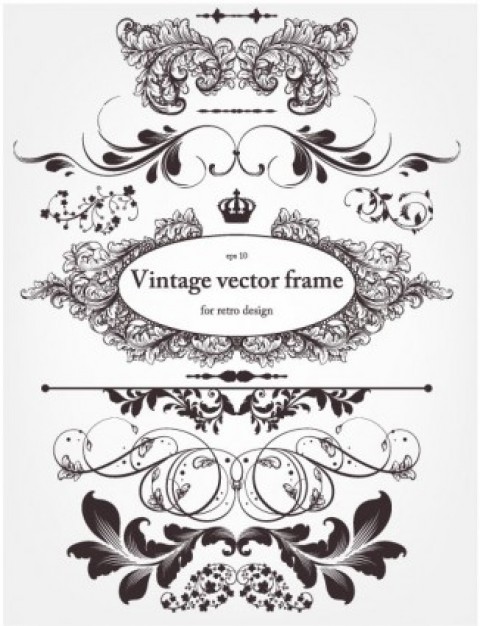 Free Decorative Vector Lines