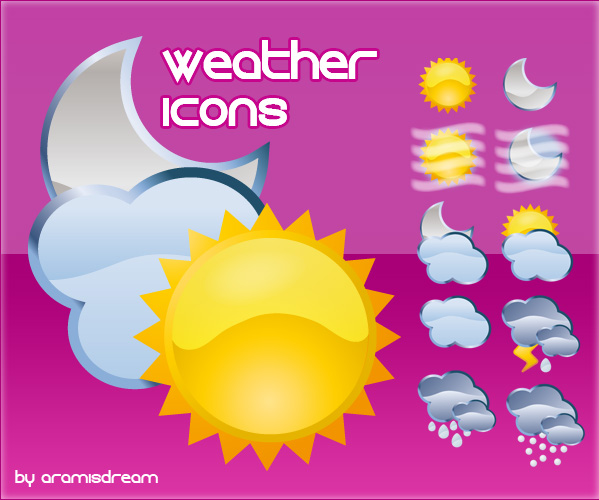 Free Desktop Weather Icons Free Desktop Weather Icons