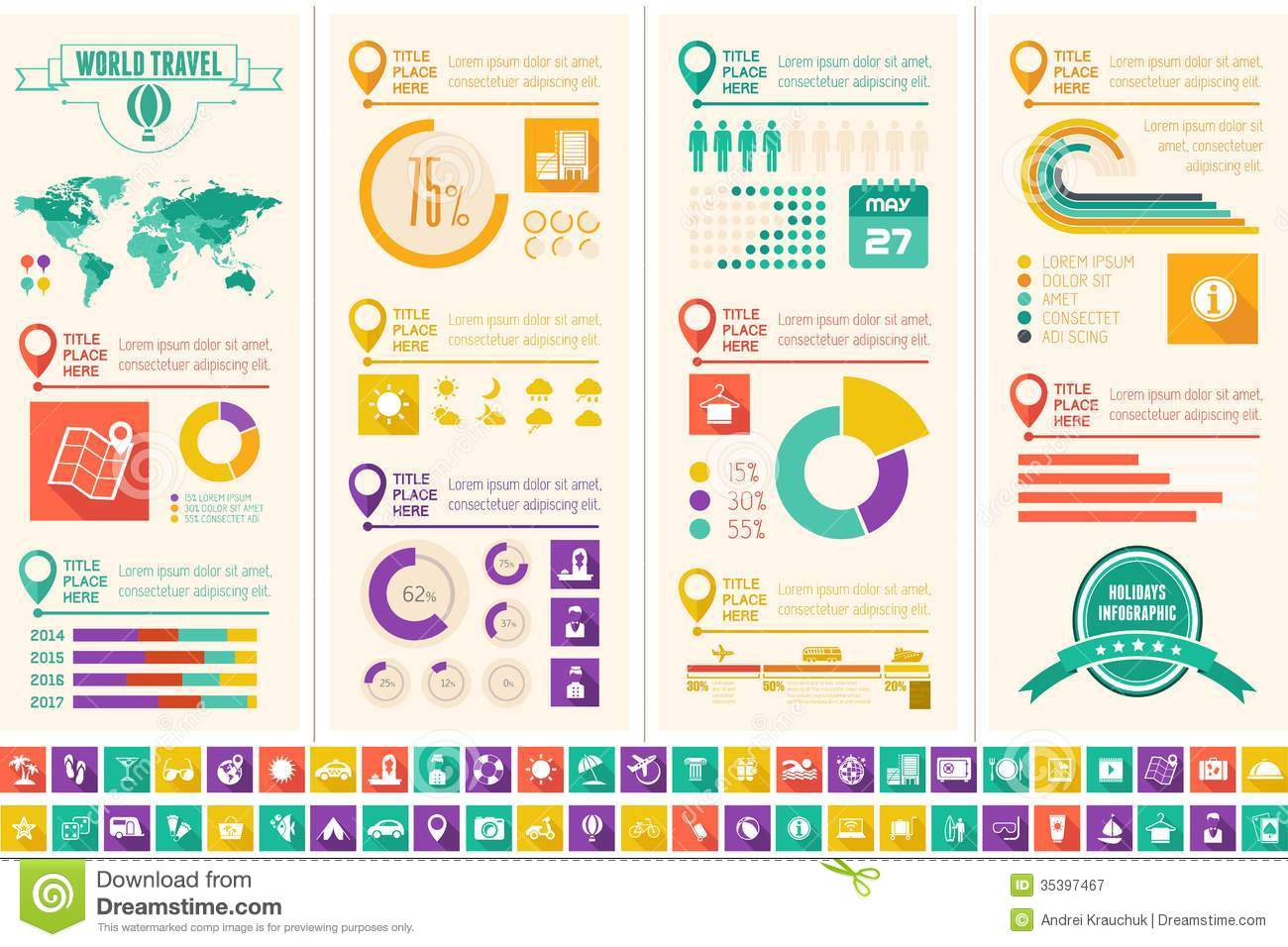 Free Infographic Icons Template