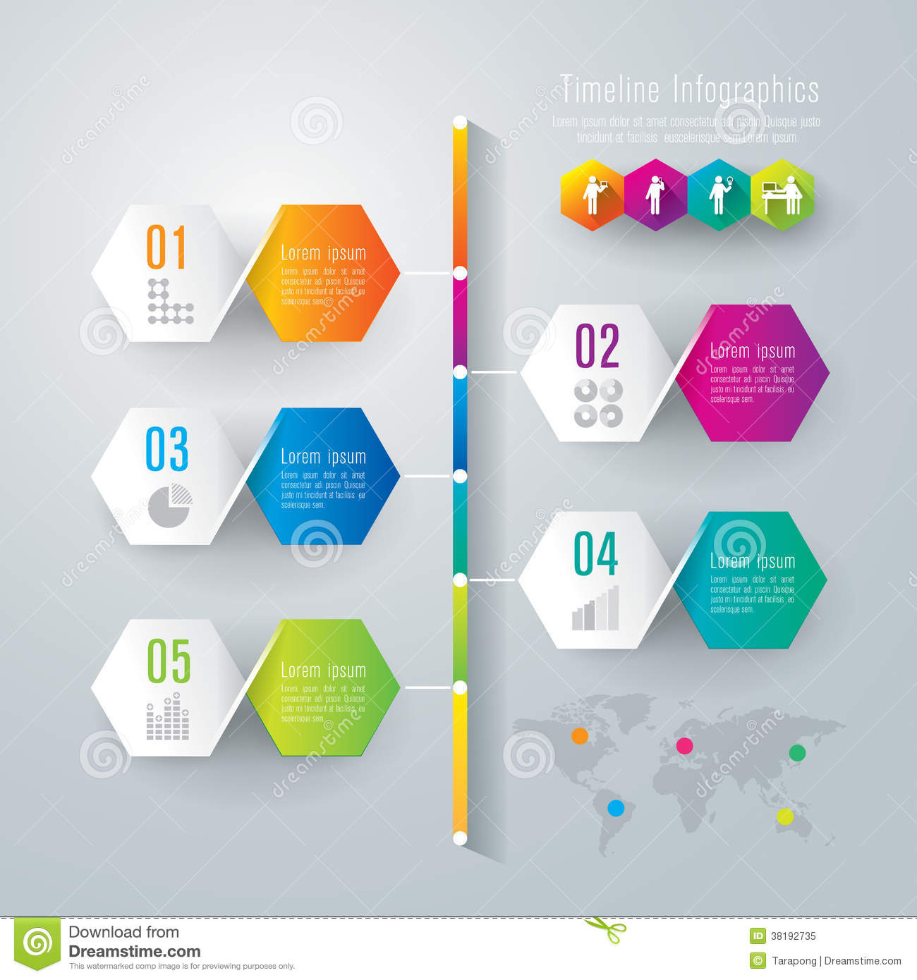 9 Infographics Timeline Design Template Images