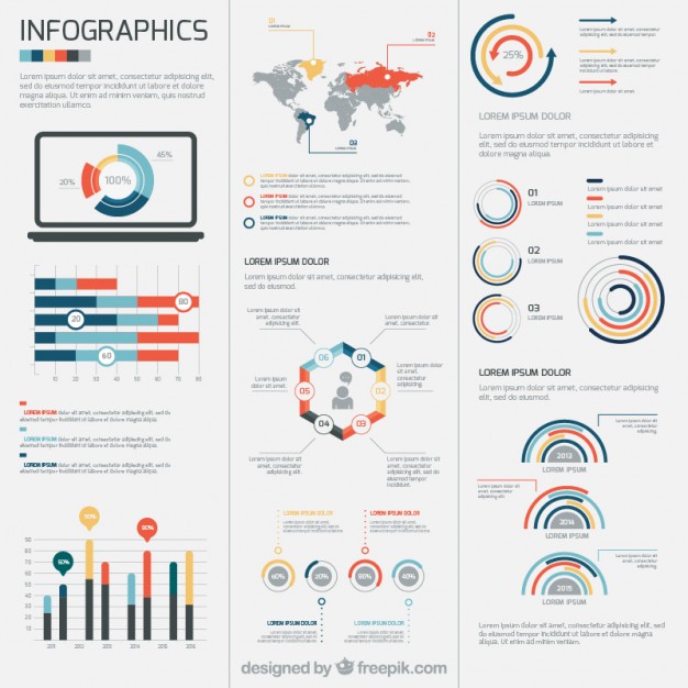 11 Free Infographic Blank Template Vector Images