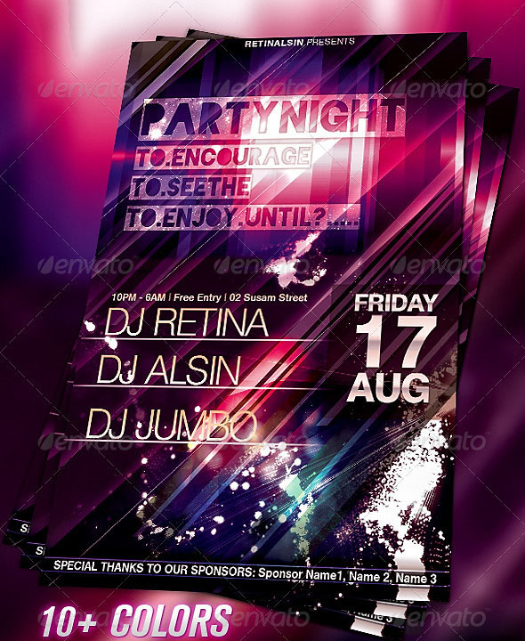 Free Party Flyer Design Templates