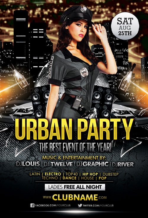 Free Party Flyer Templates