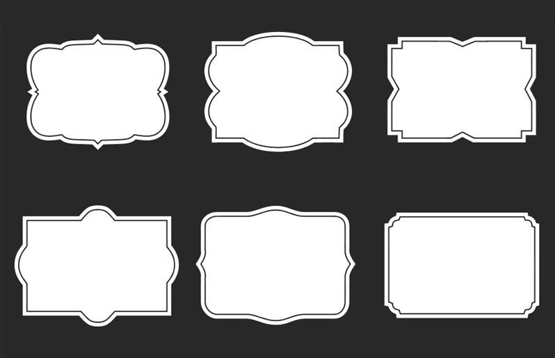 Free Photoshop Shapes Frames