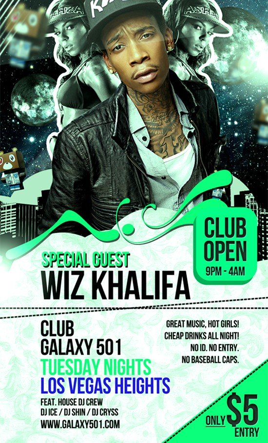 Free Psd Party Flyer Template Free Psd Party Flyer Template