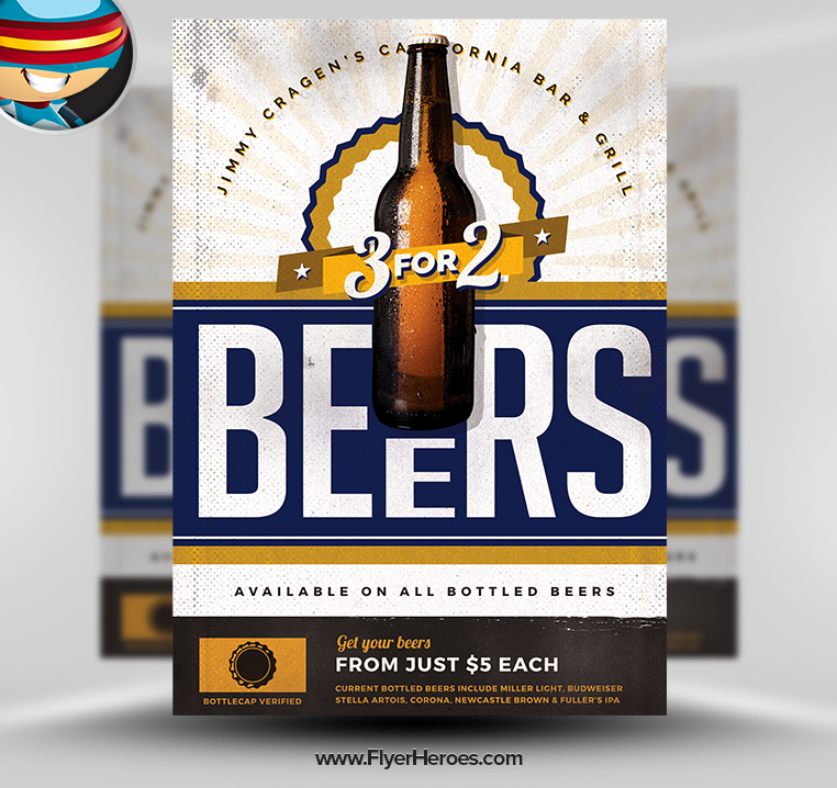 Free Psd Poster Beer