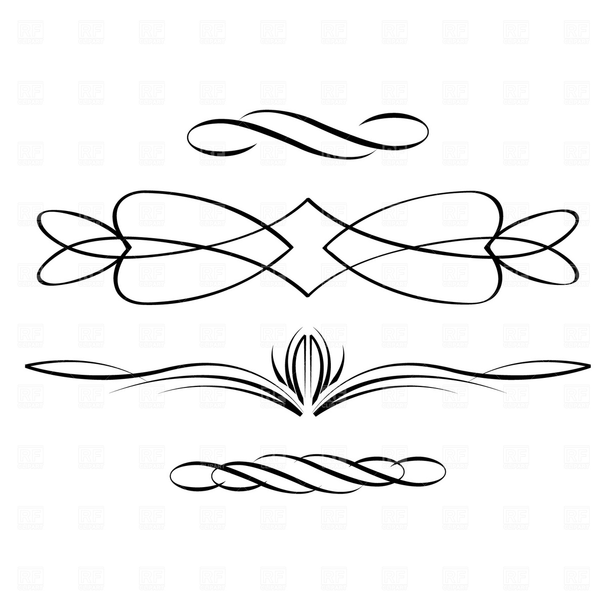 Free Scroll Design Clip Art