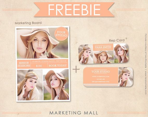 Free Senior Rep Card Templates for Photographers