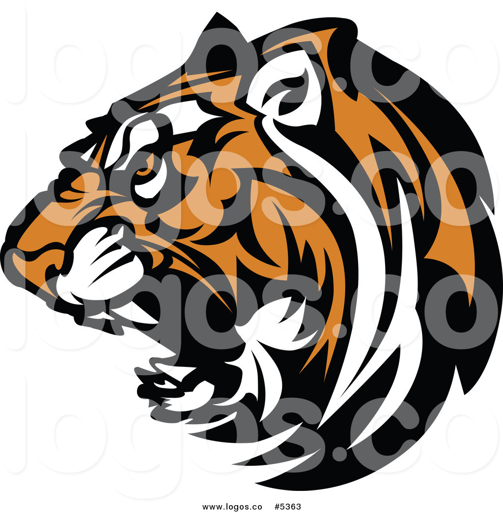 Free Tiger Head Art Logo