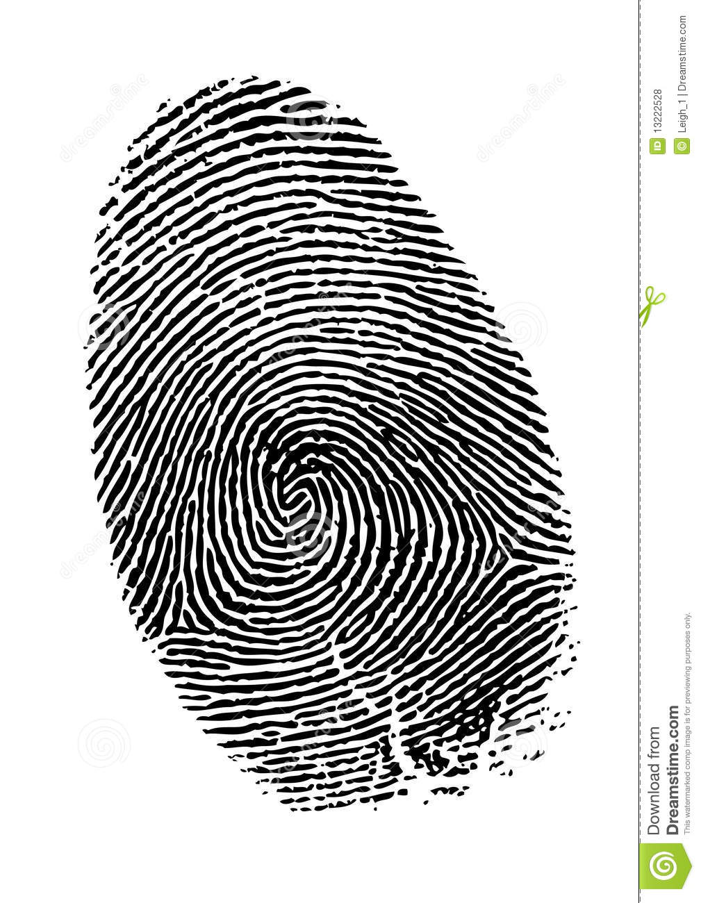 Free Vector Fingerprint