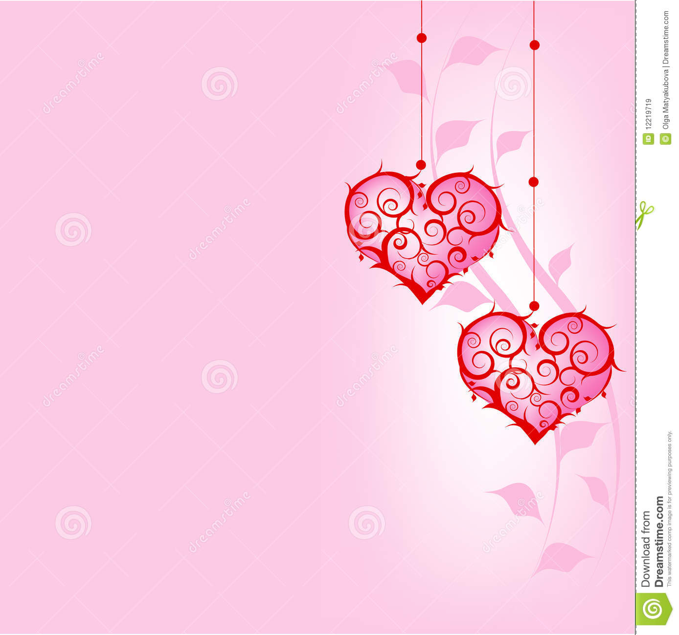 Free Vector Heart Background