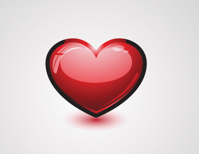 Free Vector Heart Clip Art