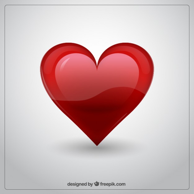 Free Vector Hearts 3D