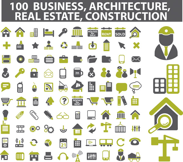 Free Vector Icons Architecture