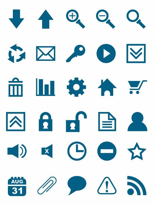 Free Vector Icons Set Free Vector Icons Set