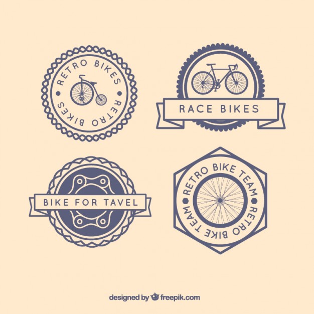 Free Vector Retro Badge Label