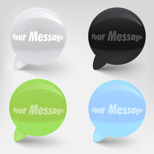 Free Vector Speech Bubbles