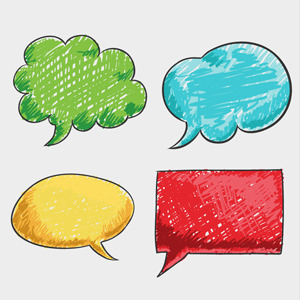 Free Vector Speech Bubbles