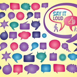 Free Vector Speech Bubbles