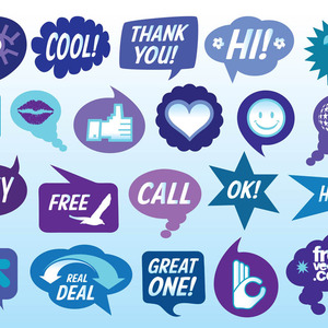 Free Vector Speech Bubbles