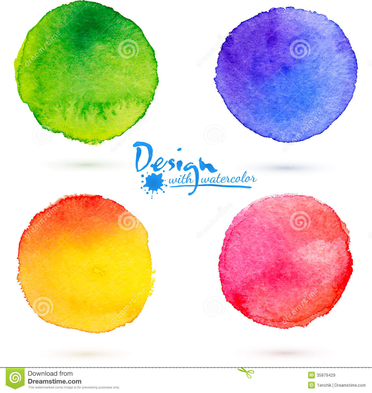 Free Vector Watercolor Circle S