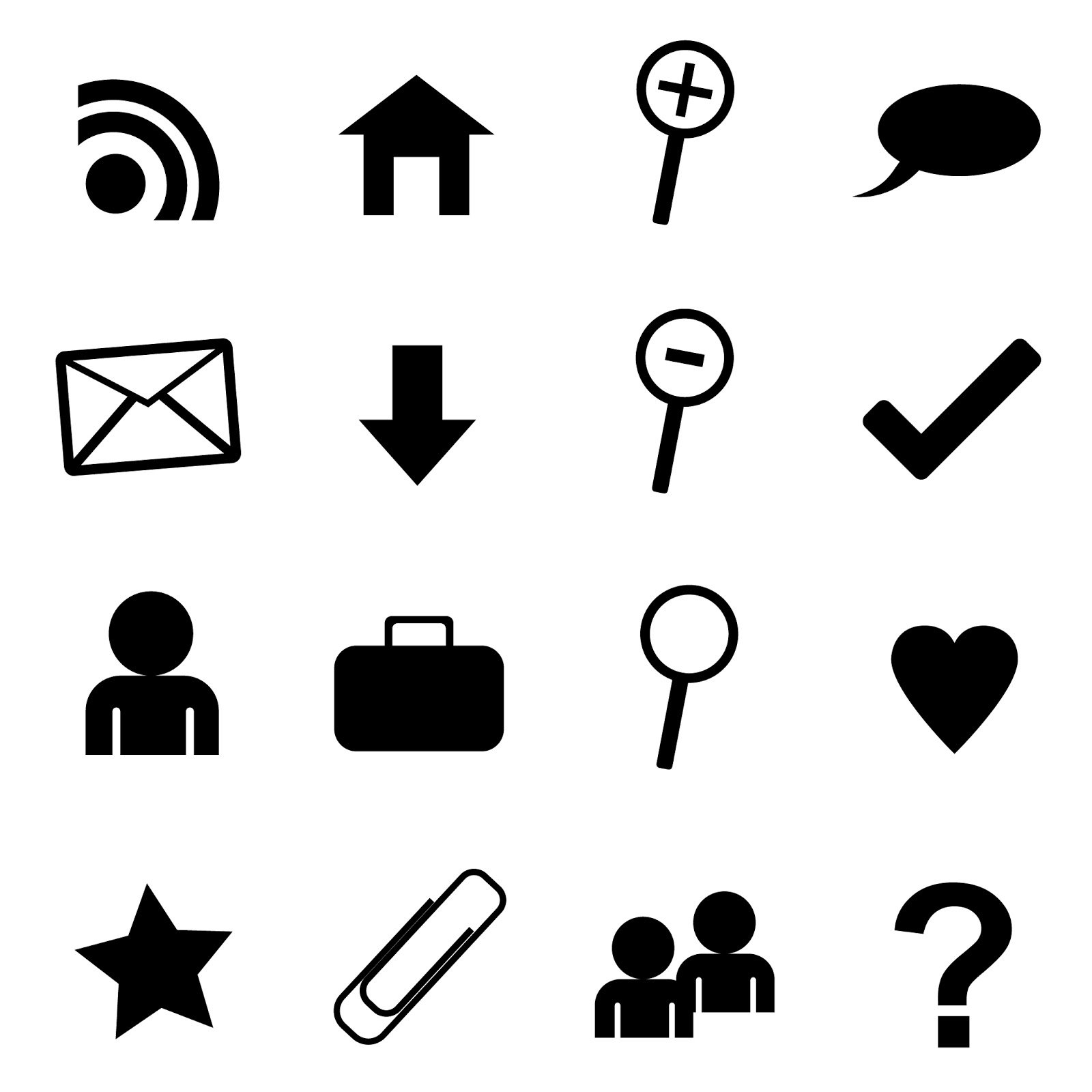 Free Vector Web Icons