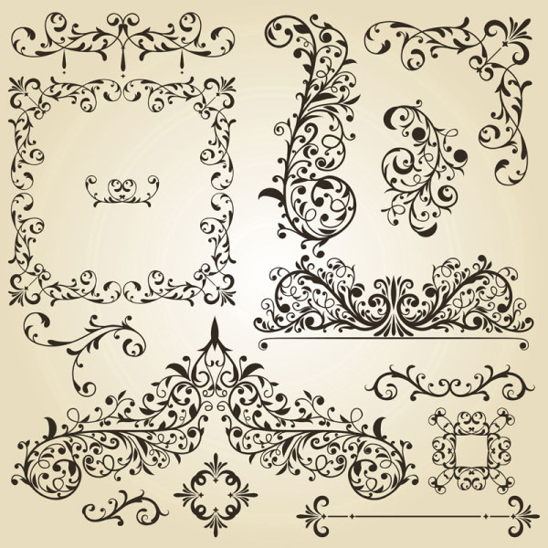 Free Vintage Vector Borders and Frames