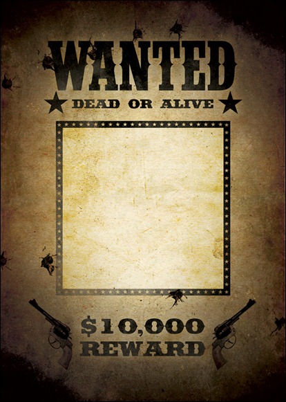 15 Wanted Poster Template Photoshop Images