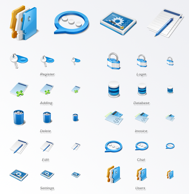 Free Web Application Icons
