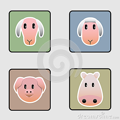 Funny Cute Animal Icons