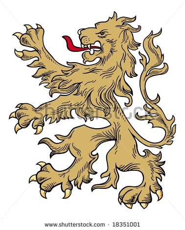 Gold Lion Vector