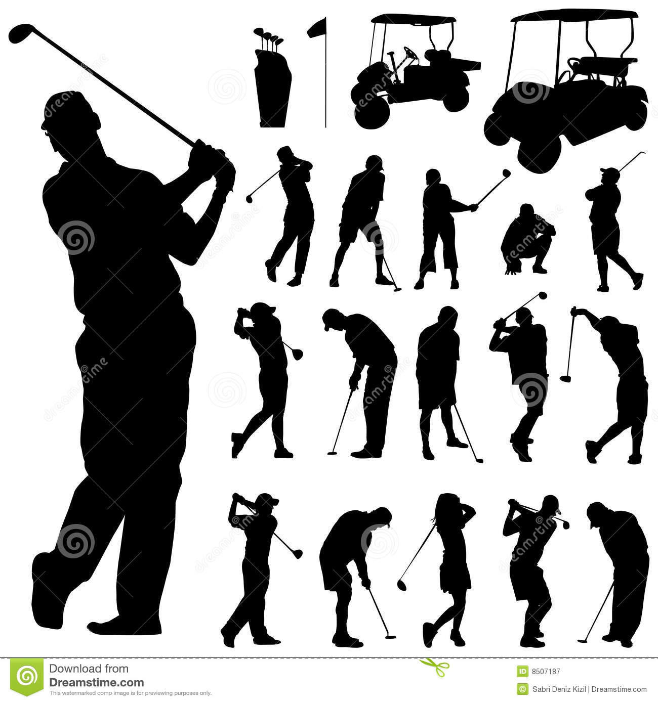 Golf Silhouette Vector