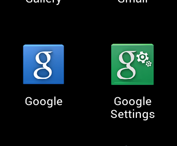 Google Android Settings Icon