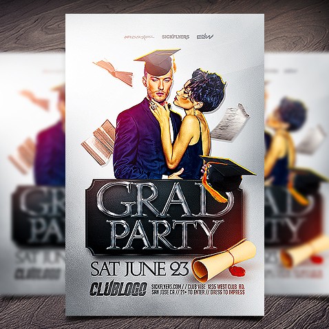 Graduation Flyer Template