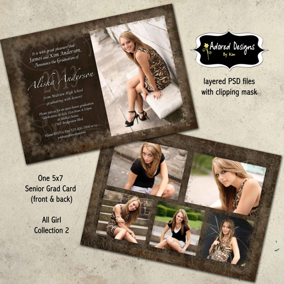 Graduation Party Templates for Photoshop