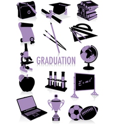 Graduation Silhouette Vector