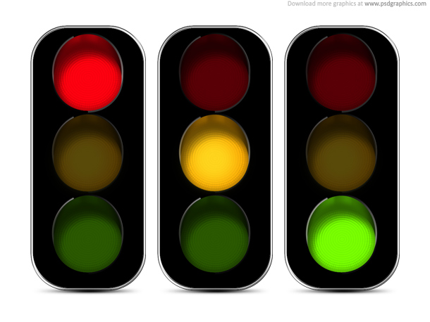 Green Traffic Light Icon