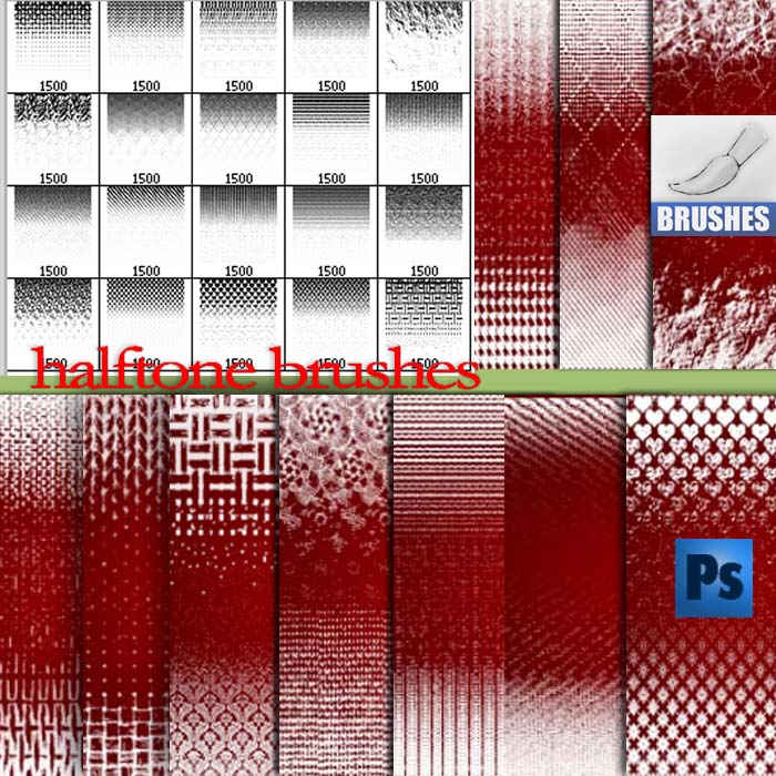 Halftone Photoshop Brushes