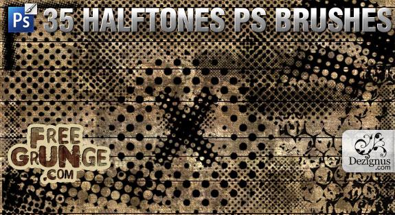 Halftone Photoshop Brushes