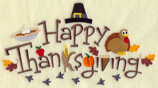 Happy Thanksgiving Message Icon