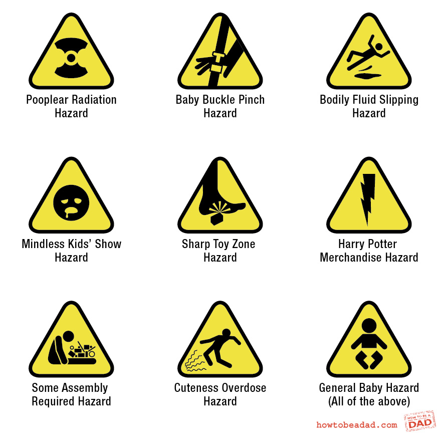 Hazard Warning Signs Funny