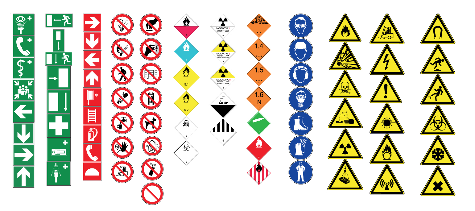 Health and Safety Icons