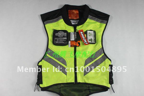 Icon Reflective Motorcycle Vest