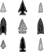 Indian Arrowhead Clip Art