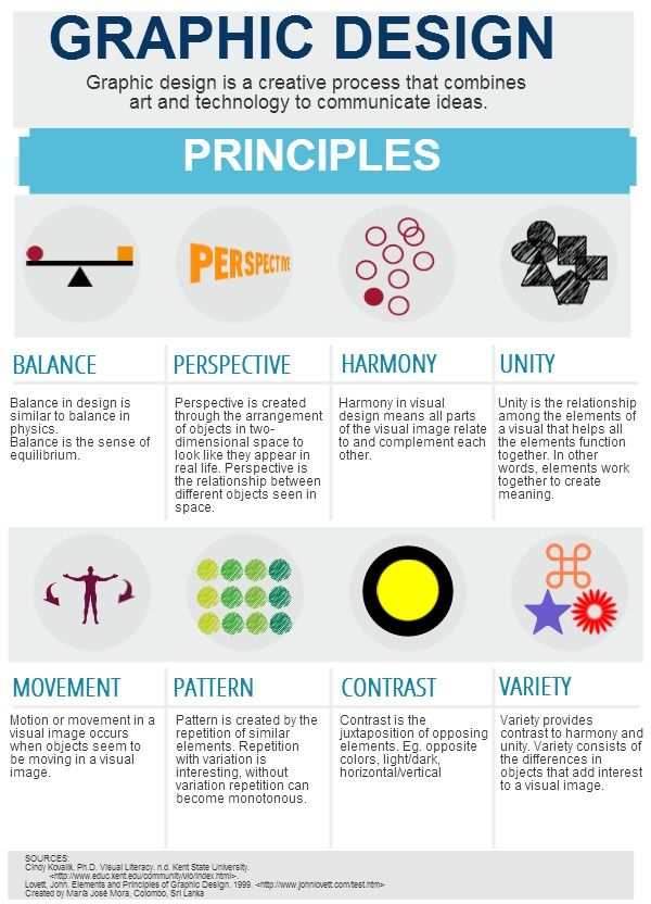 Infographic Graphic Design Principles